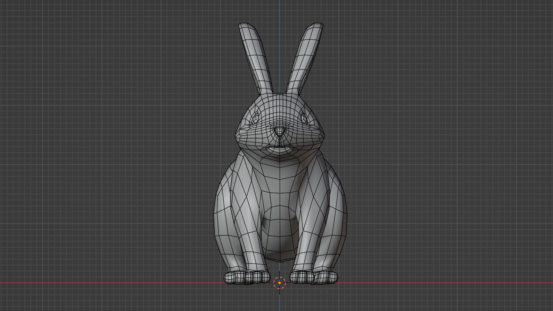 3D model Rabbit Matte Gold VR / AR / low-poly | CGTrader
