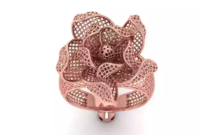 Filigree Ring STL OBJ FBX Renders Details