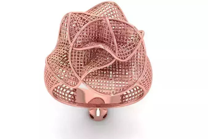 Filigree Ring STL OBJ FBX Renders Details