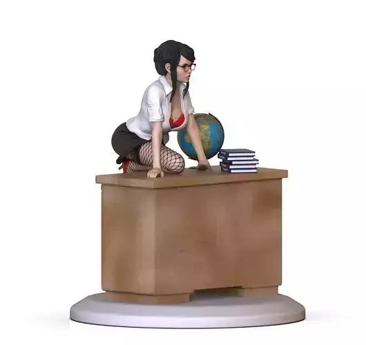 beautiful teacher  3D print model