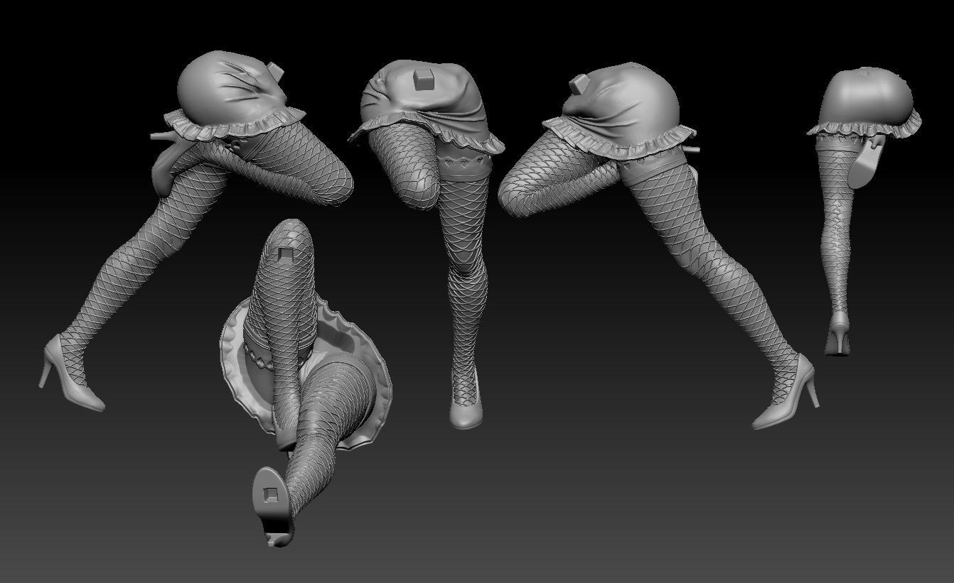 beautiful teacher  3D print model_5