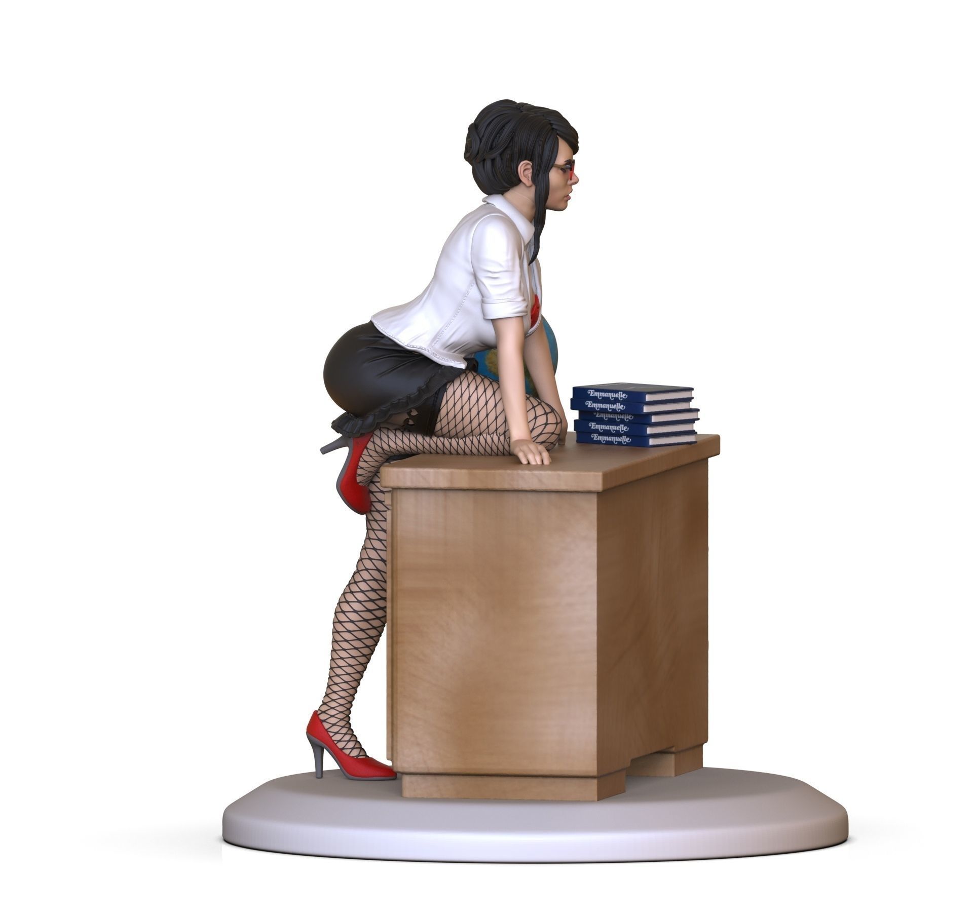beautiful teacher  3D print model_10