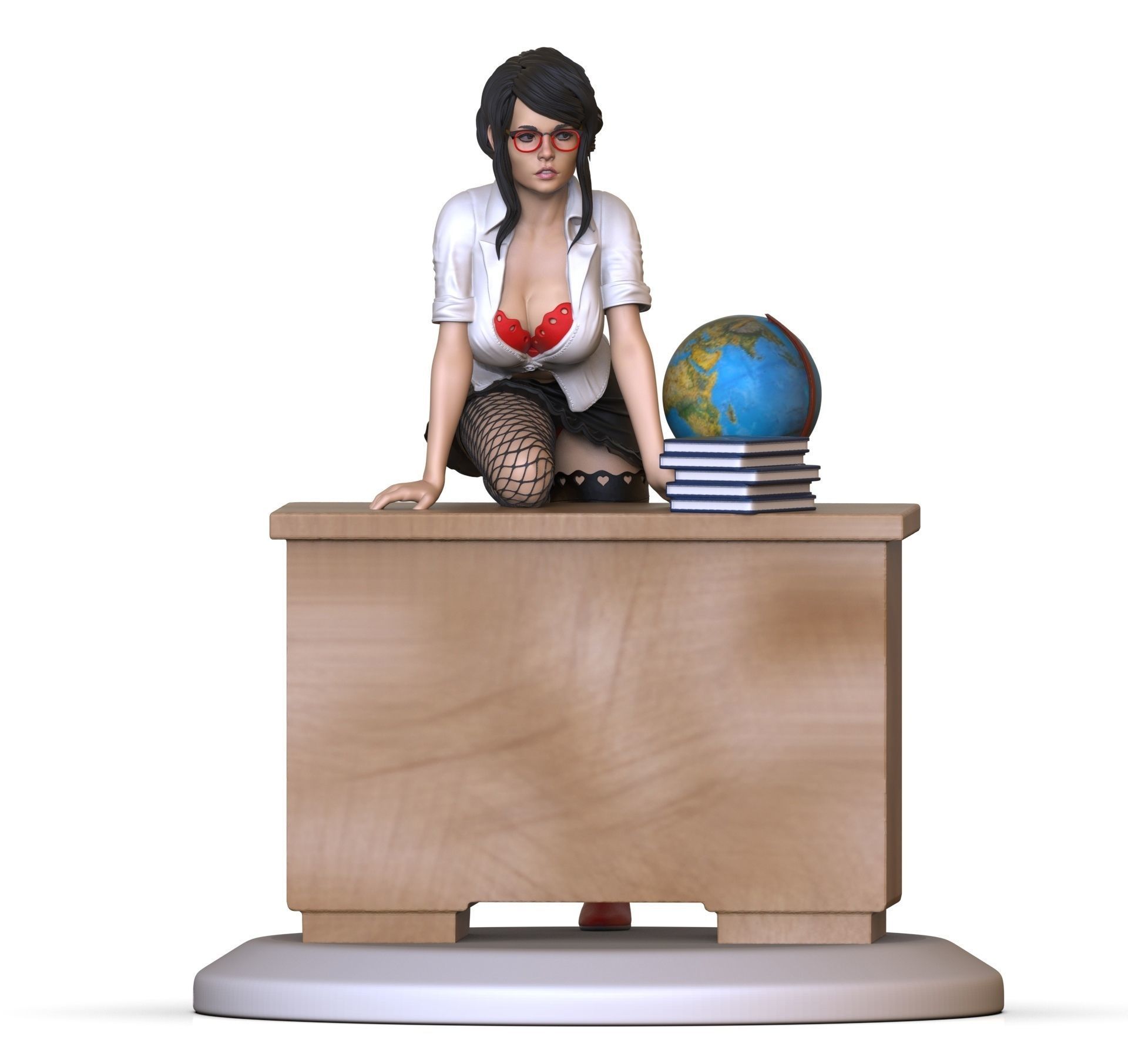 beautiful teacher  3D print model_11