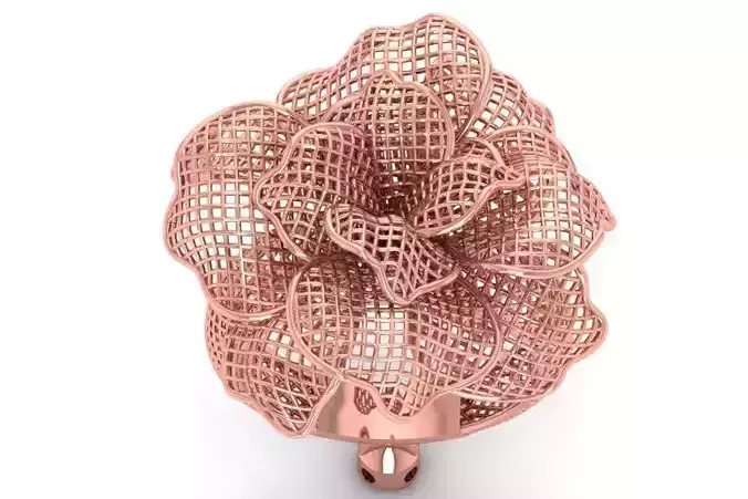 Filigree Ring STL OBJ FBX Renders Details