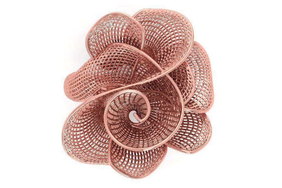 Filigree Ring STL OBJ FBX Renders Details 3D print model_3