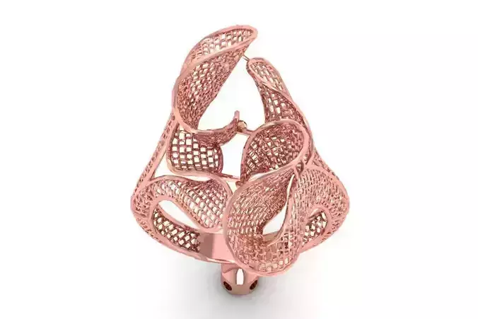 Filigree Ring STL OBJ FBX Renders Details