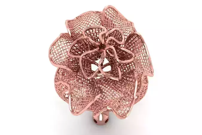 Filigree Ring STL OBJ FBX Renders Details