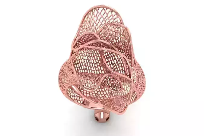Filigree Ring STL OBJ FBX Renders Details