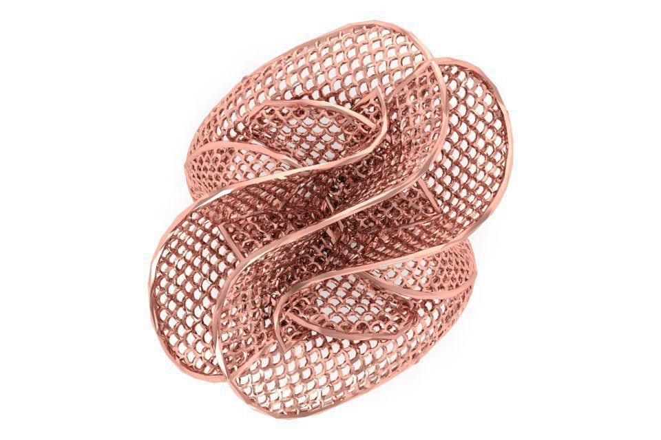 Filigree Ring STL OBJ FBX Renders Details 3D print model_3