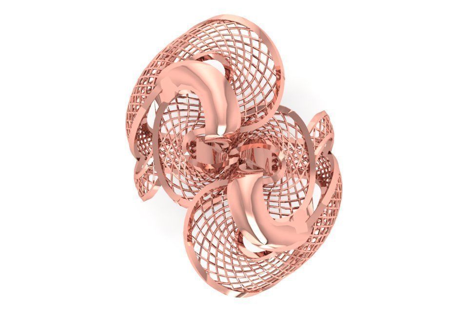 Filigree Ring STL OBJ FBX Renders Details 3D print model_2