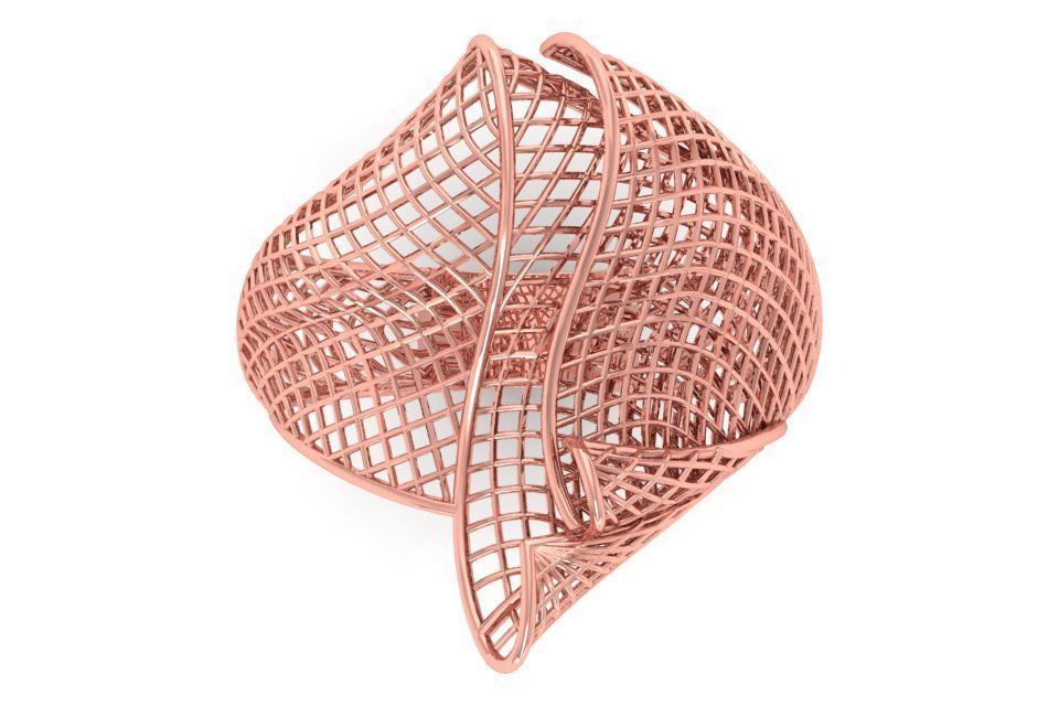 Filigree Ring STL OBJ FBX Renders Details 3D print model_2