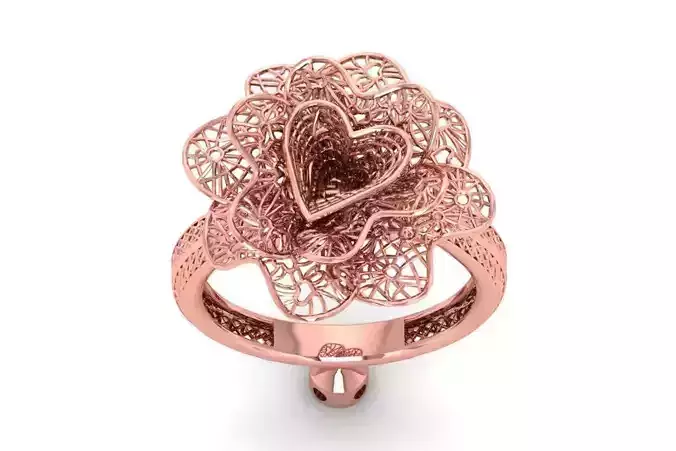 Filigree Ring STL OBJ FBX Renders Details 3D print model Filigree Ring STL OBJ FBX Renders Details 3D print model