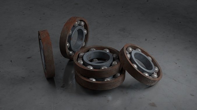 Simple bearing 3D model