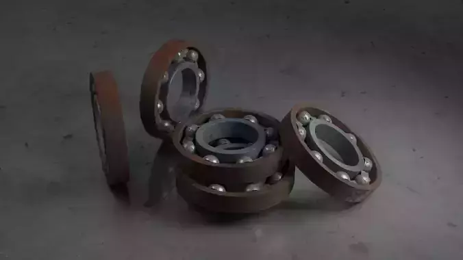 Simple bearing 3D model