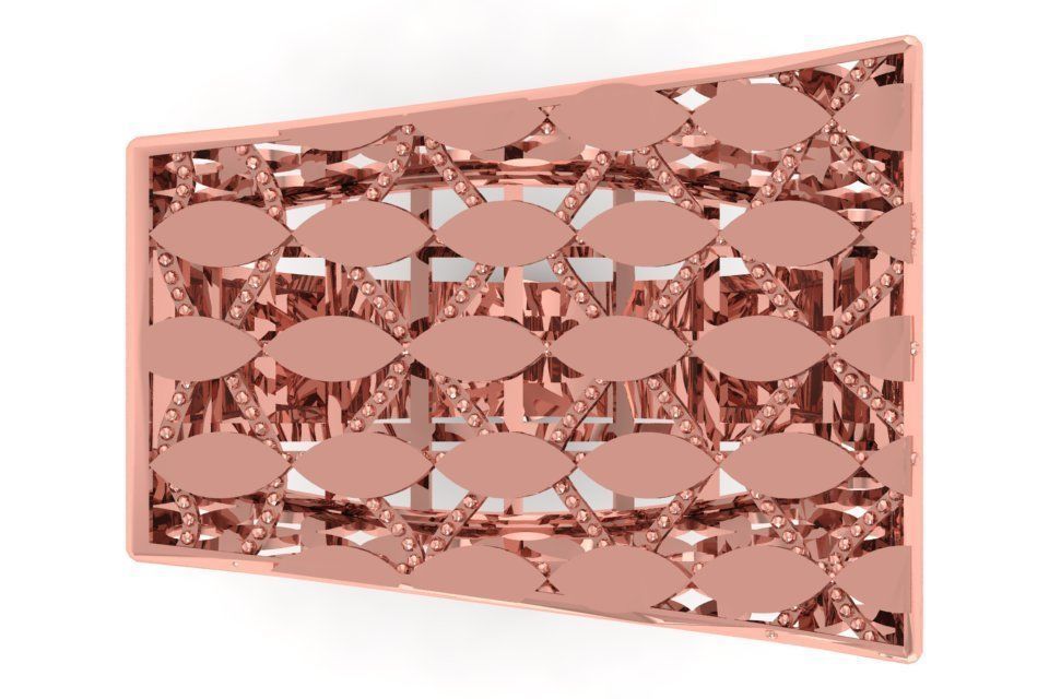 Vintage Filigree Ring STL OBJ FBX Renders Details 3D print model_3