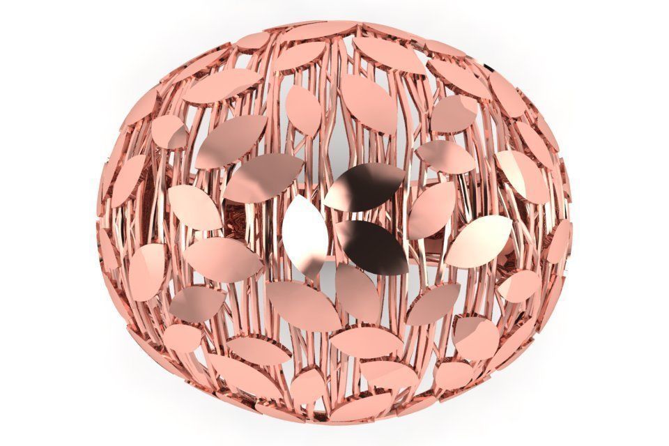 Vintage Filigree Ring STL OBJ FBX Renders Details 3D print model_1