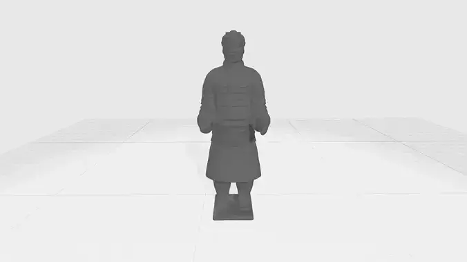Terracotta Warriors Officer 3D Model 3D print model