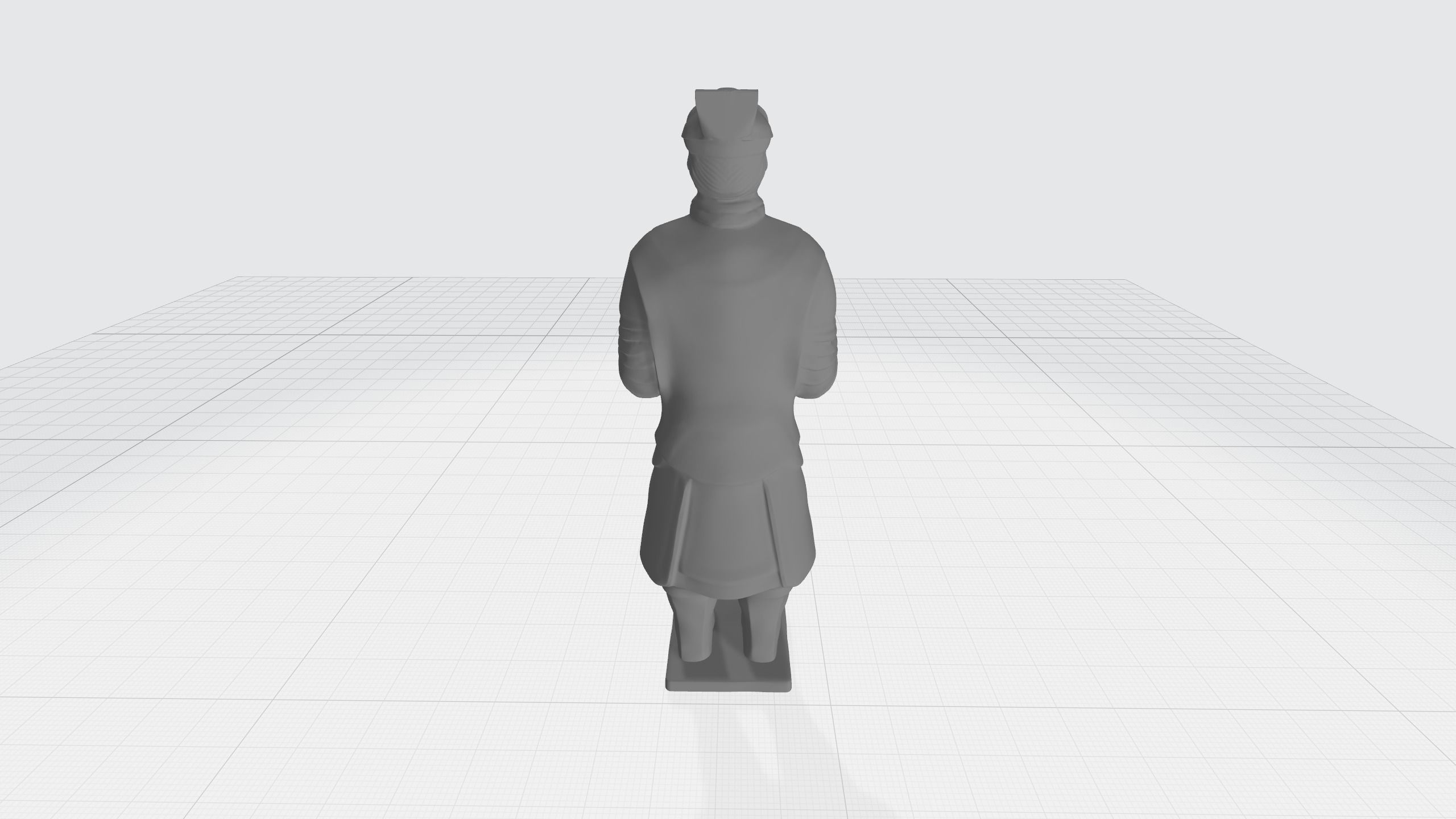 Terracotta Warriors Officer 3D Model 3D print model_2