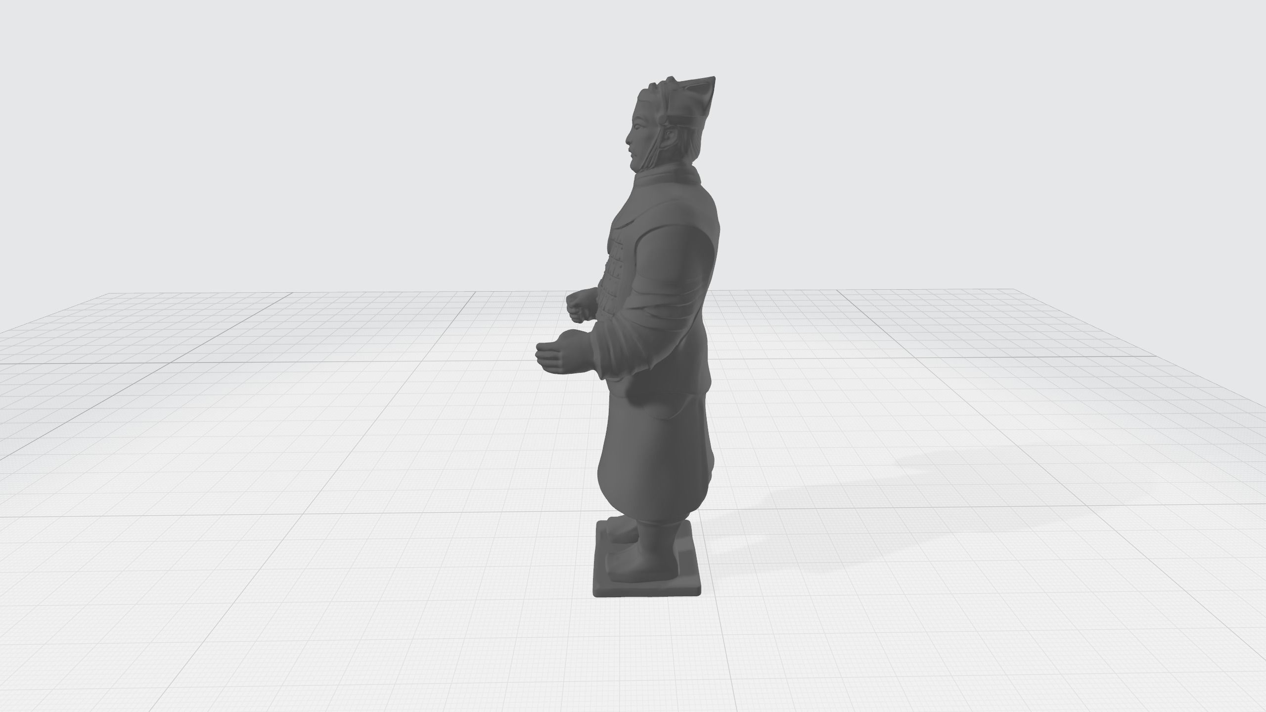 Terracotta Warriors Officer 3D Model 3D print model_1