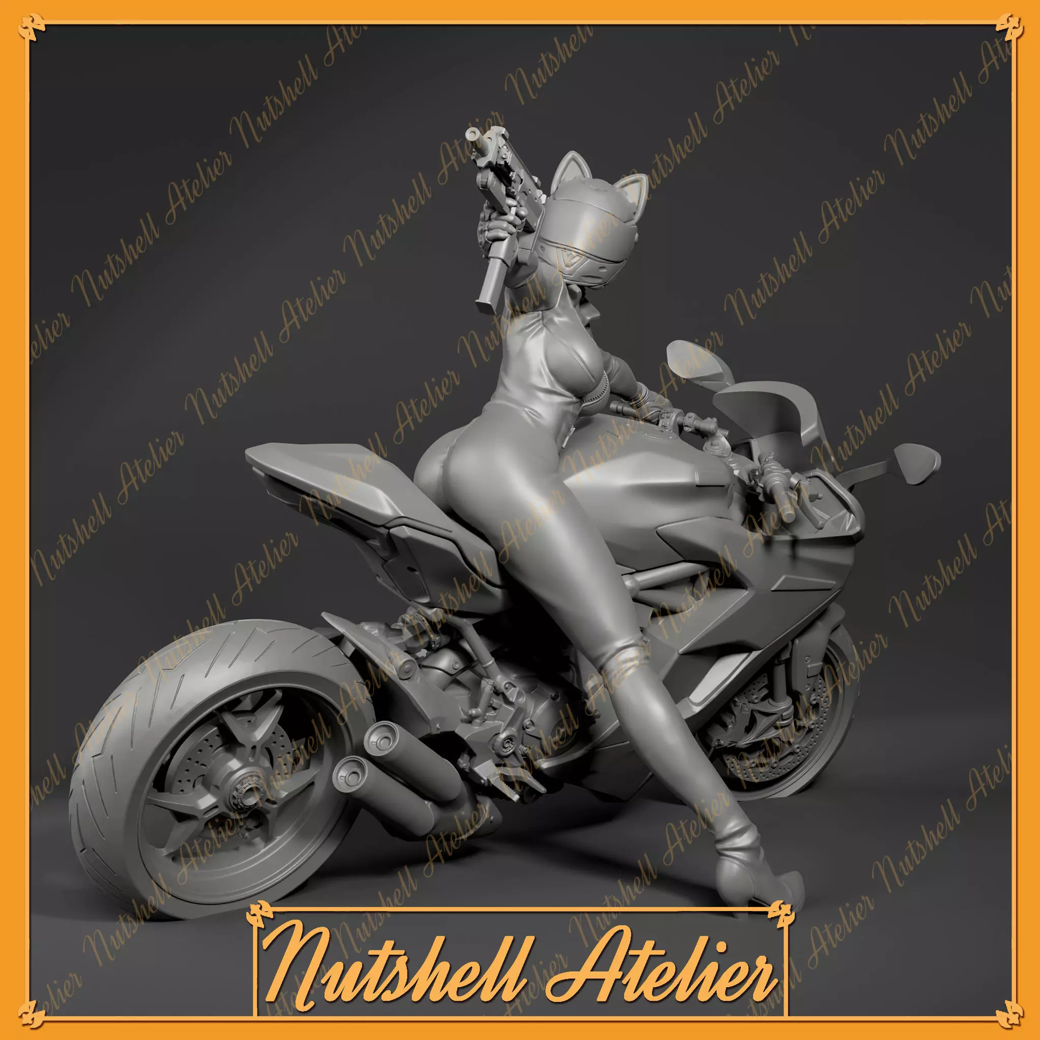 Nutshell Atelier -Biker03 3D print model_0