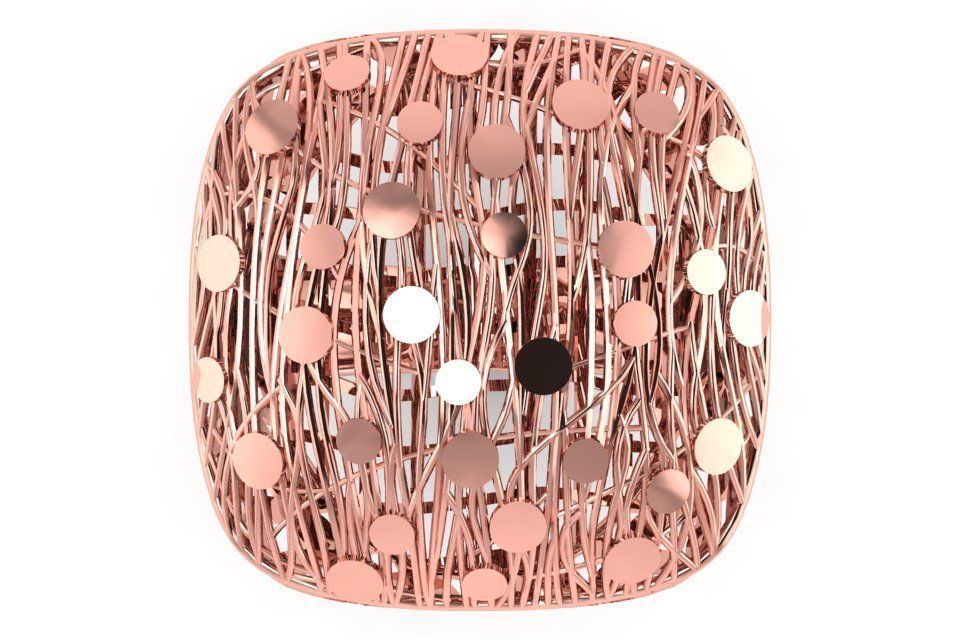 Vintage Filigree Ring STL OBJ FBX Renders Details 3D print model_1