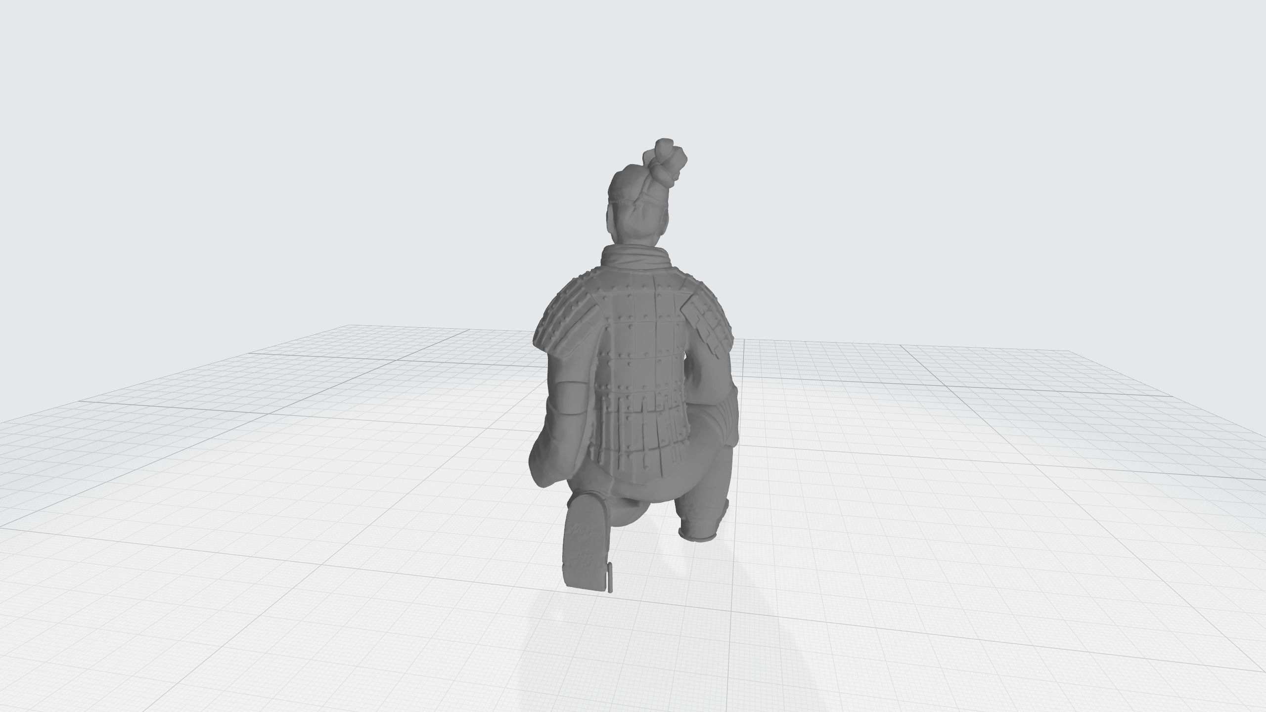 Terracotta Warriors Archer 3D Model 3D model 3D printable CGTrader