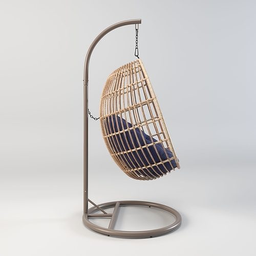 Swing sofa 3D model 3