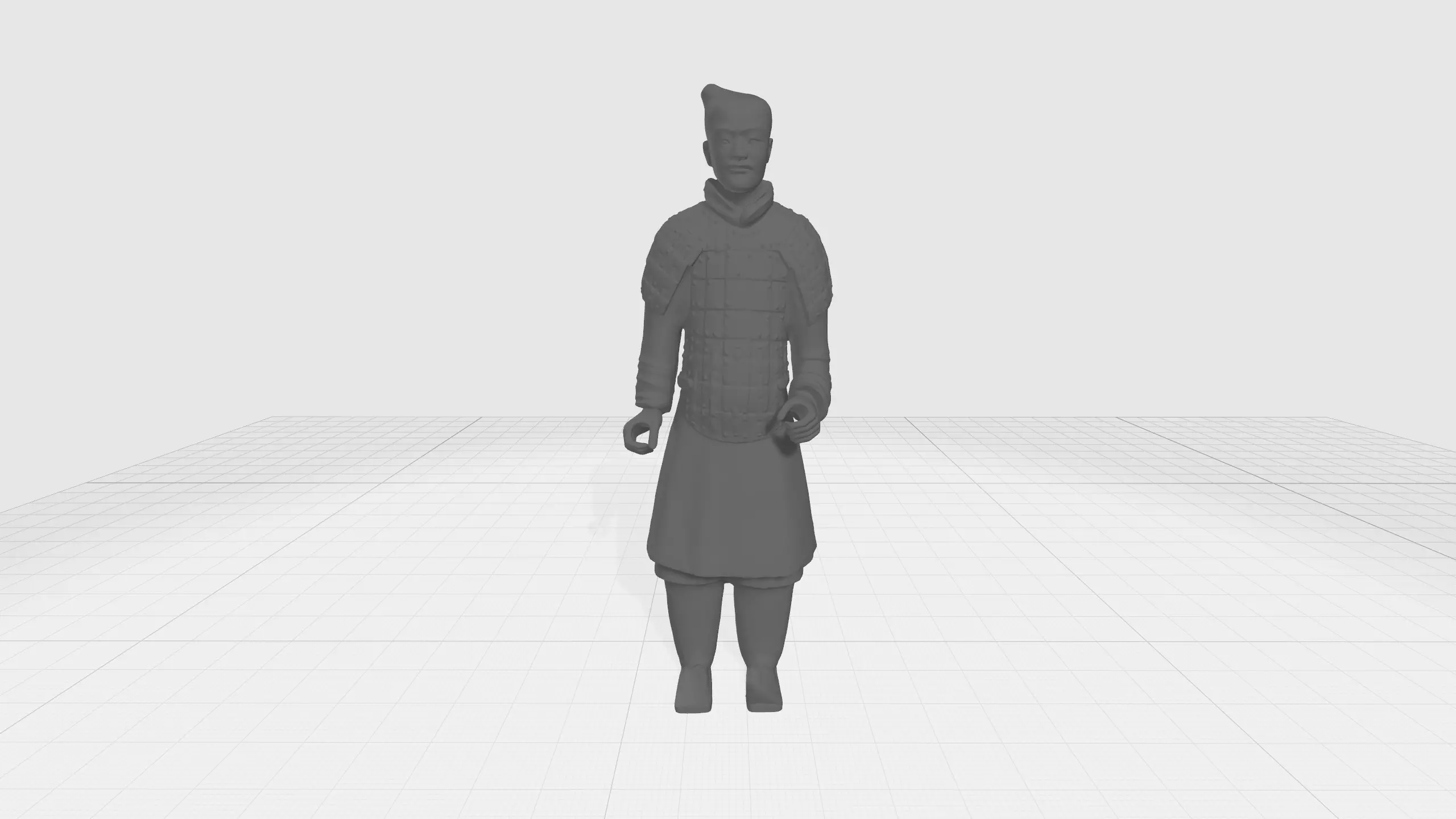Terracotta Warriors Soldier 3D Model 3D print model_0
