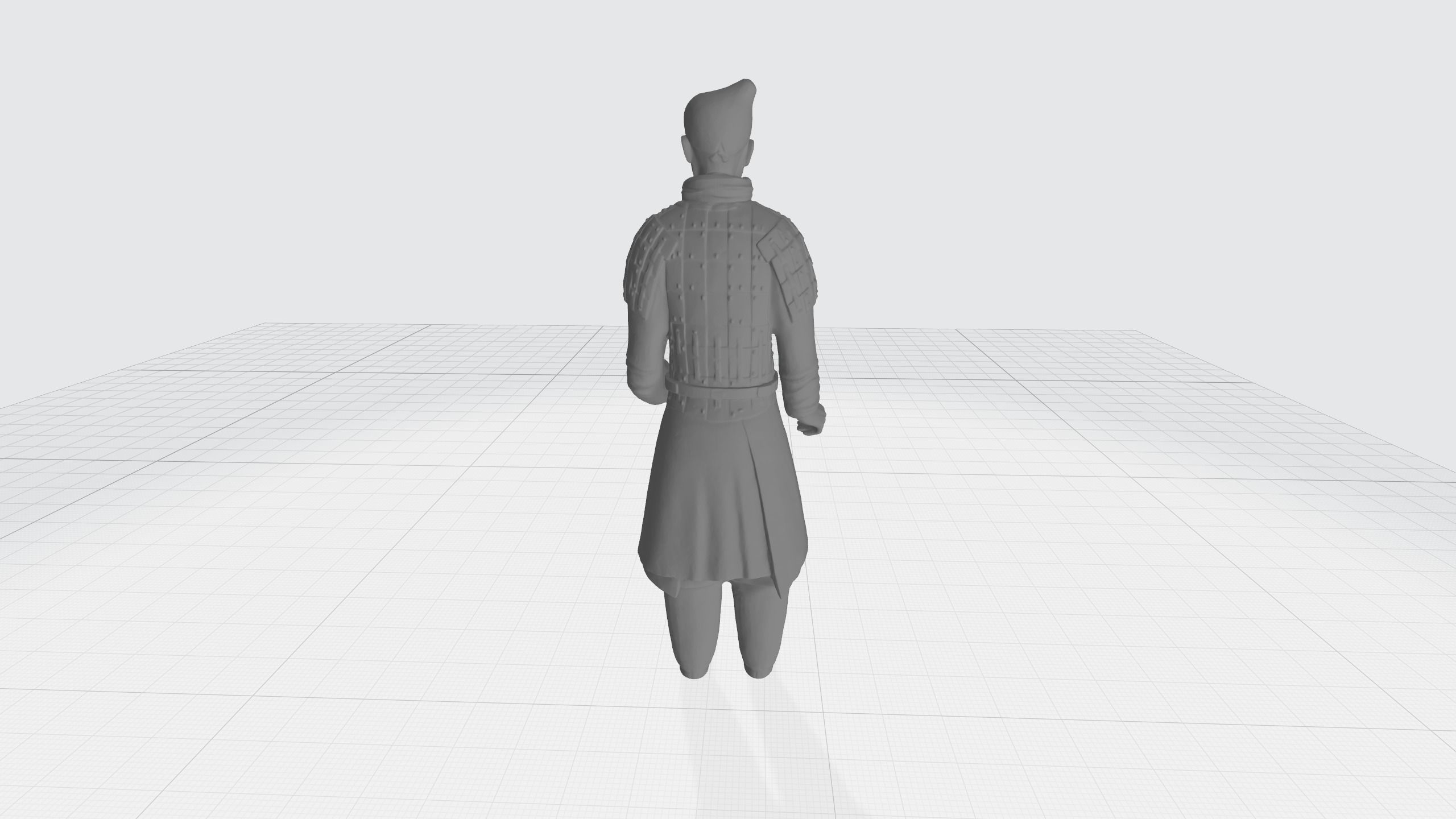Terracotta Warriors Soldier 3D Model 3D print model_2