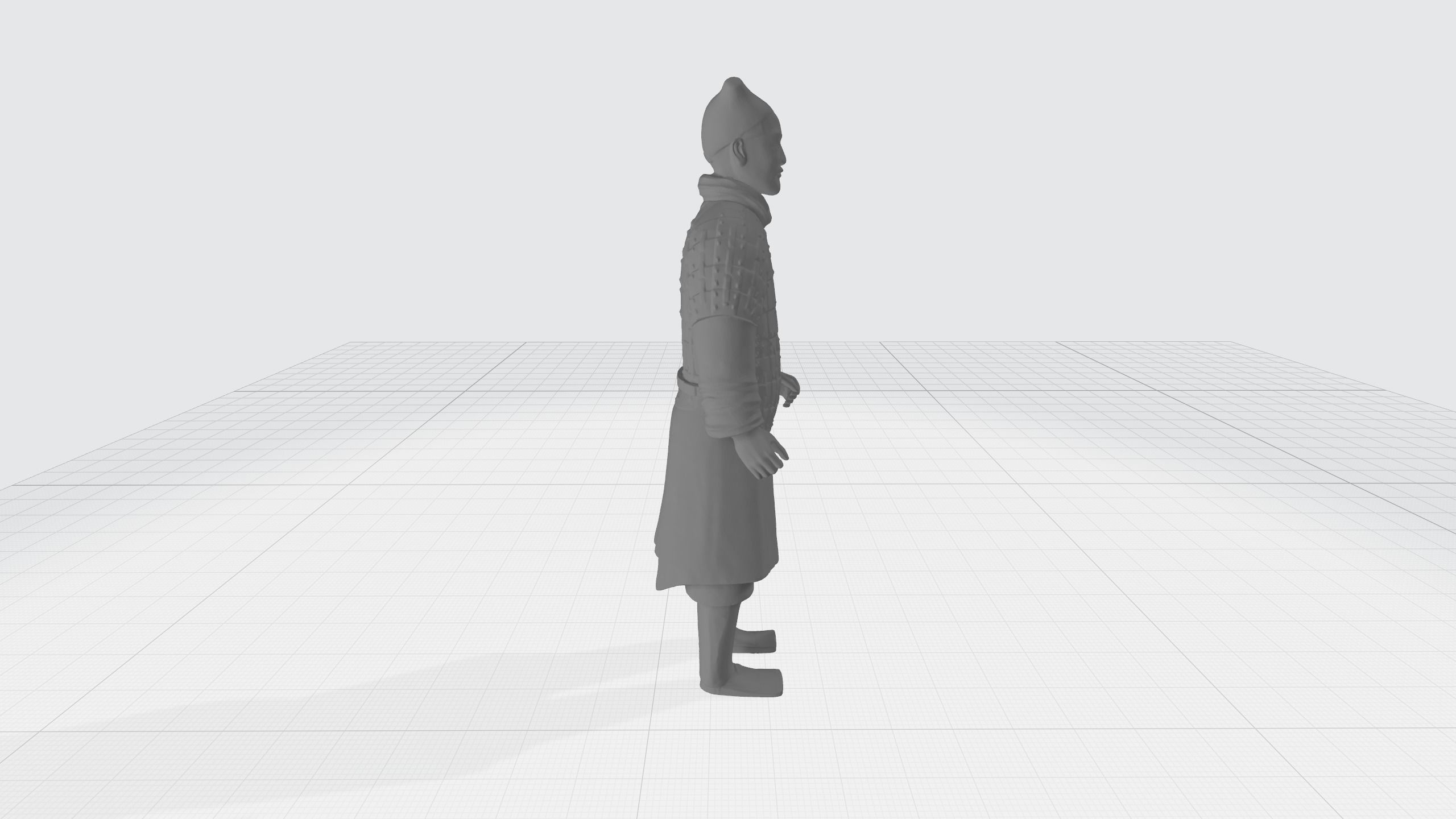 Terracotta Warriors Soldier 3D Model 3D print model_1