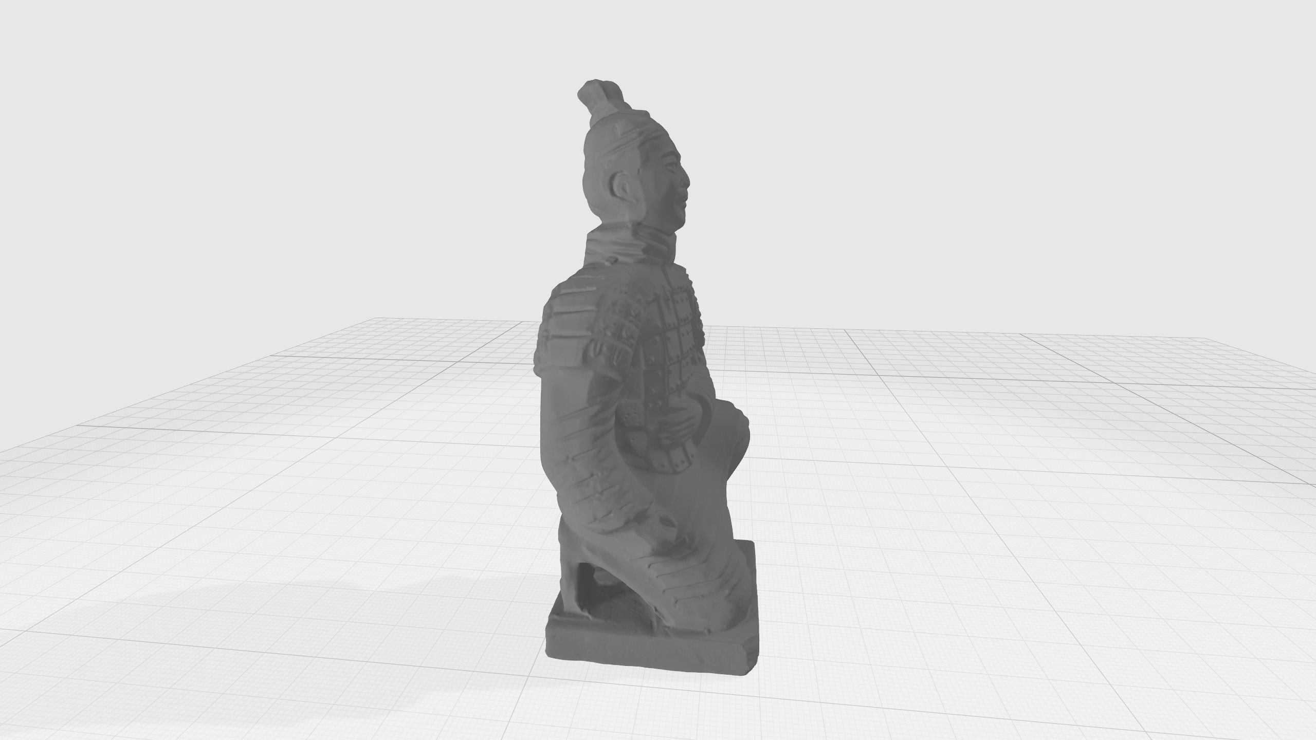 Terracotta Warriors Soldier 3D Model 3D print model_1