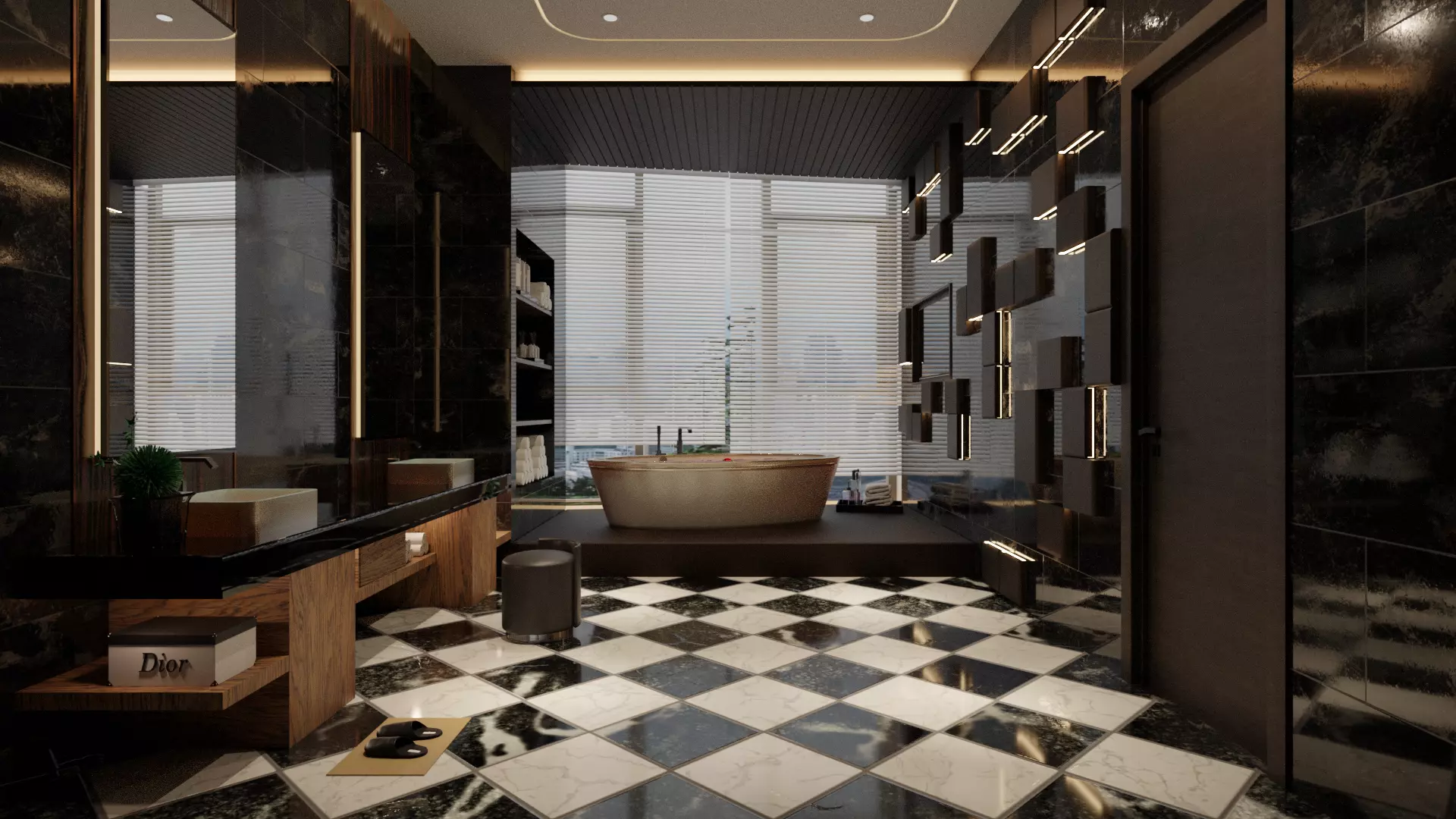 Bathroom Luxurious 3D model