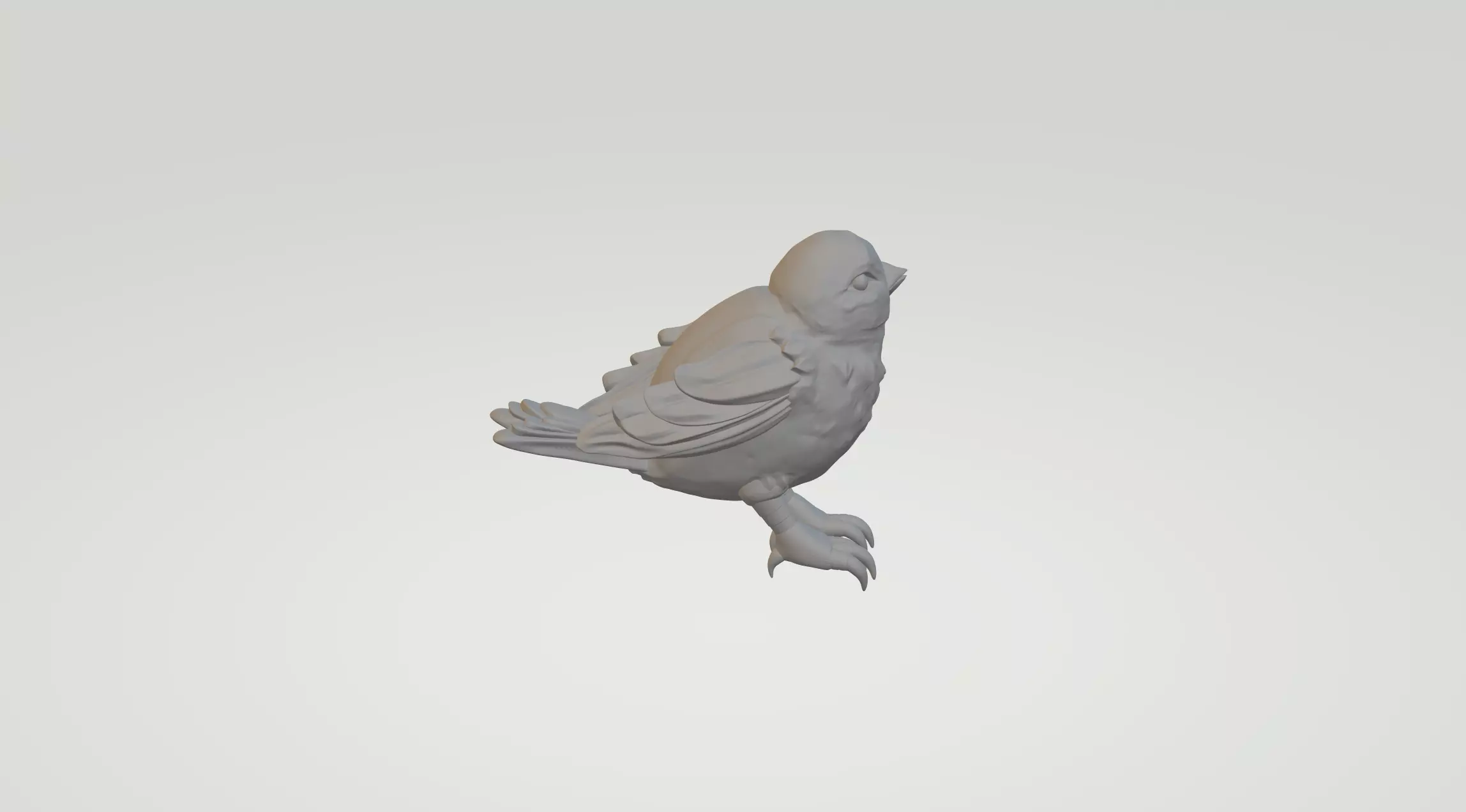 Sparrow Bird 3D print model_0