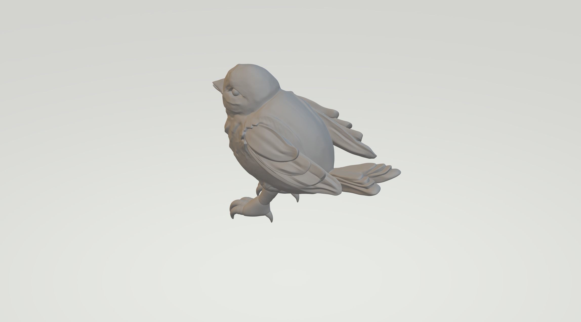 Sparrow Bird 3D print model_3