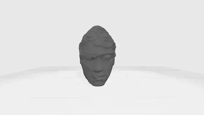 Sun Wukong Monkey King Head 3D Model