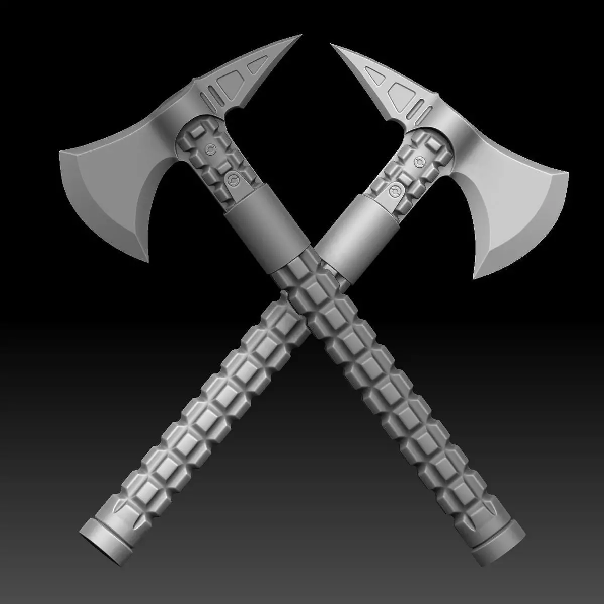 Combat Tactical Axe printable 3D print model