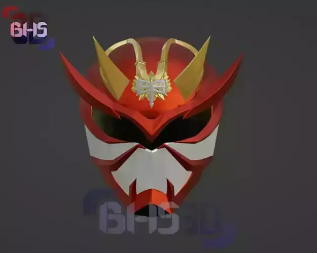 KR Hibiki armed helmet 3D print model
