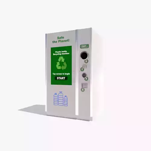 Reverse Vending Machine for Plastic Bottles 3D model