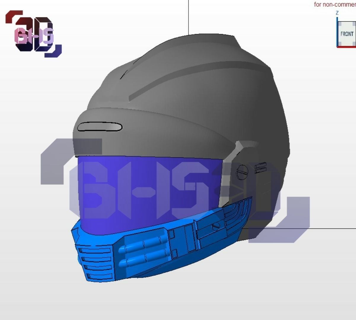 Phantom Ranger Helmet 3D print model_7