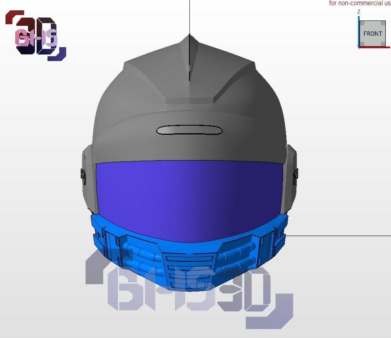 Phantom Ranger Helmet 3D print model_6