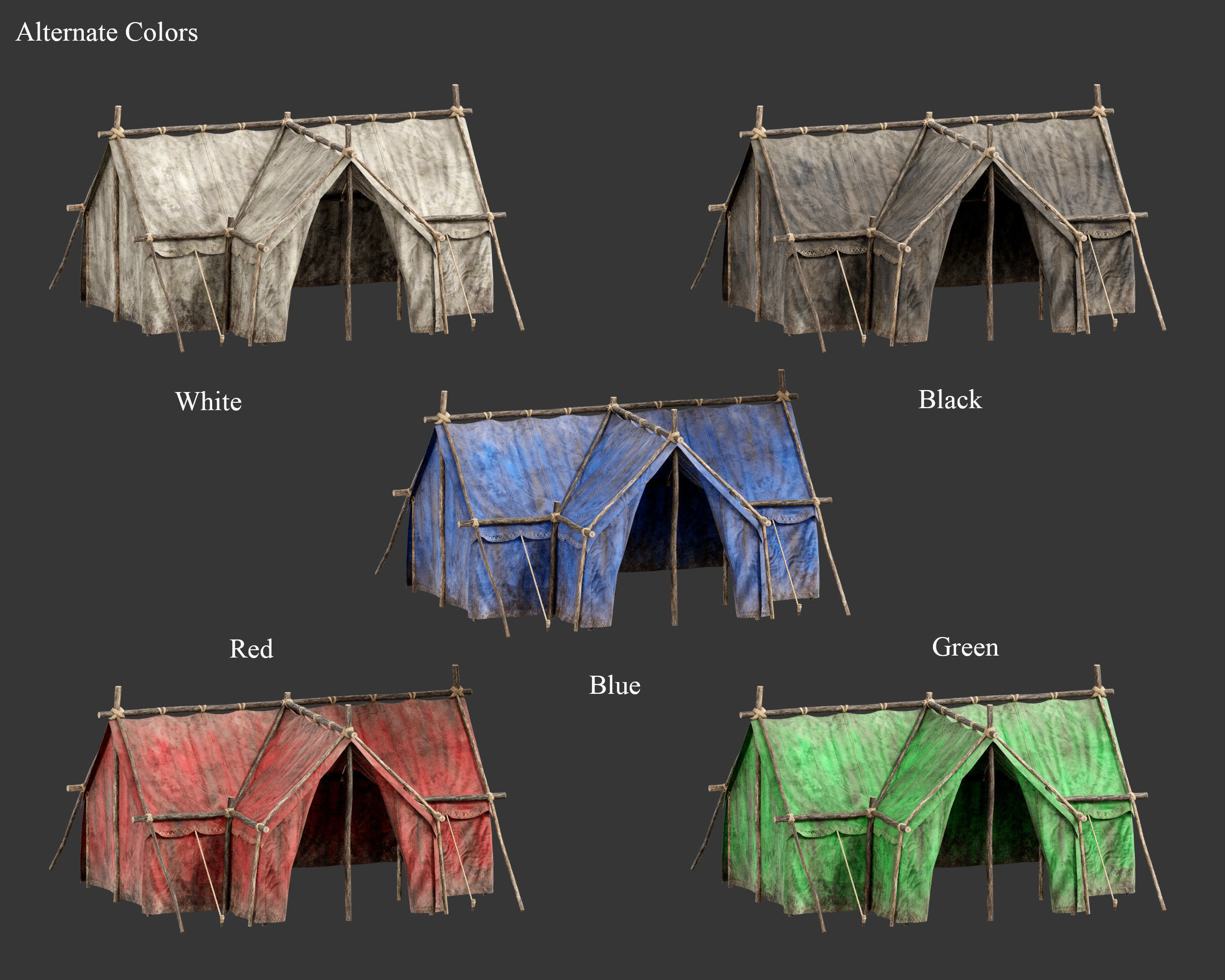 Medieval Collection Crude Tents _3