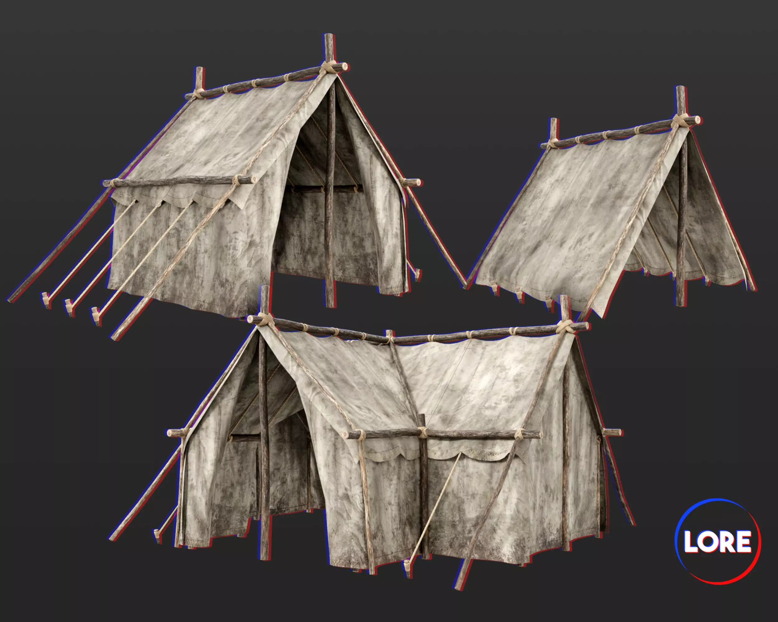 Medieval Collection Crude Tents _0