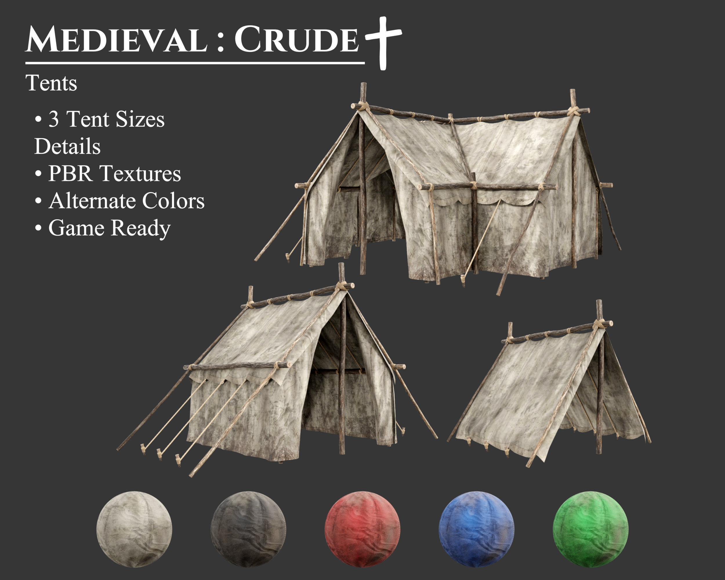 Medieval Collection Crude Tents _1