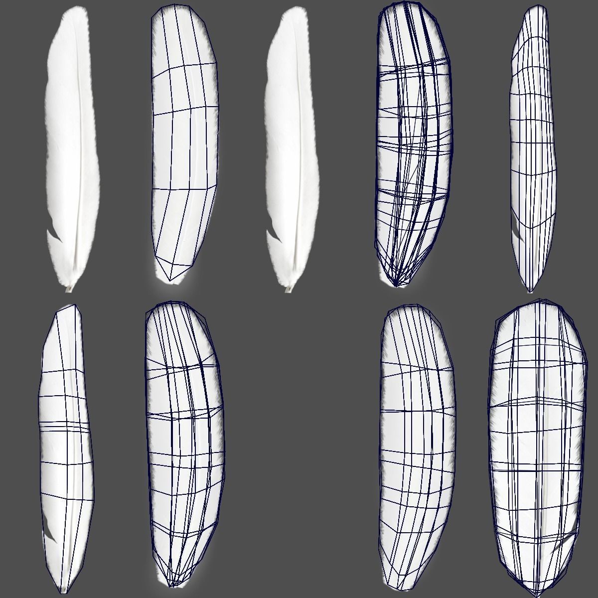 Egret Animated VFX Grace 3D model_31