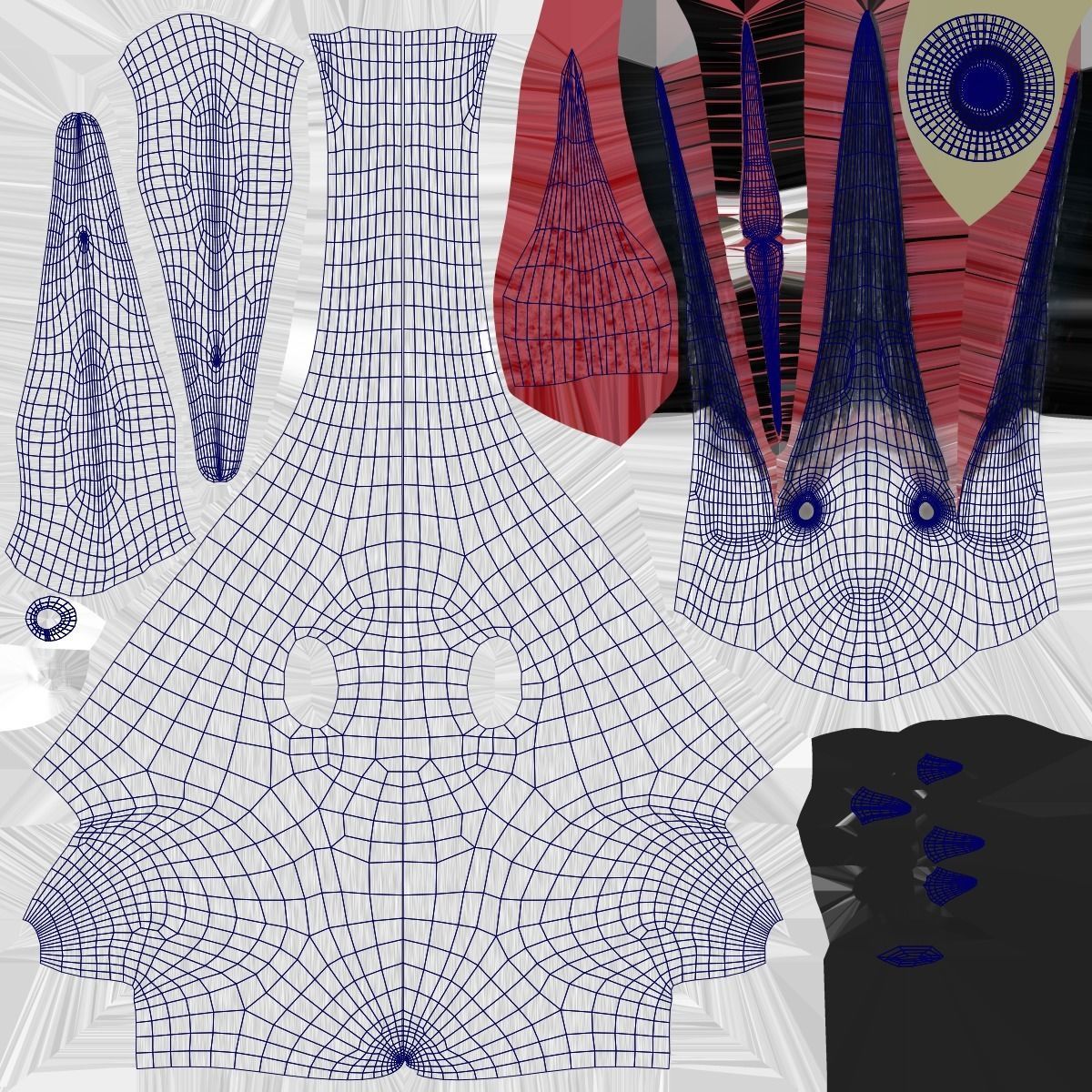 Egret Animated VFX Grace 3D model_32