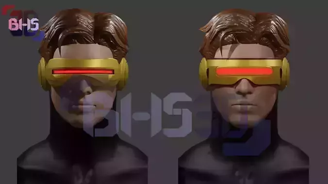 Cyclops Xmen googles 3D 3D print model