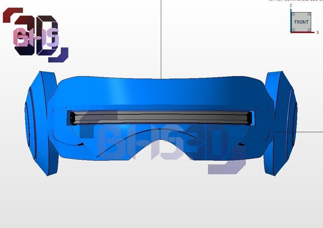 Cyclops Xmen googles 3D 3D print model_8