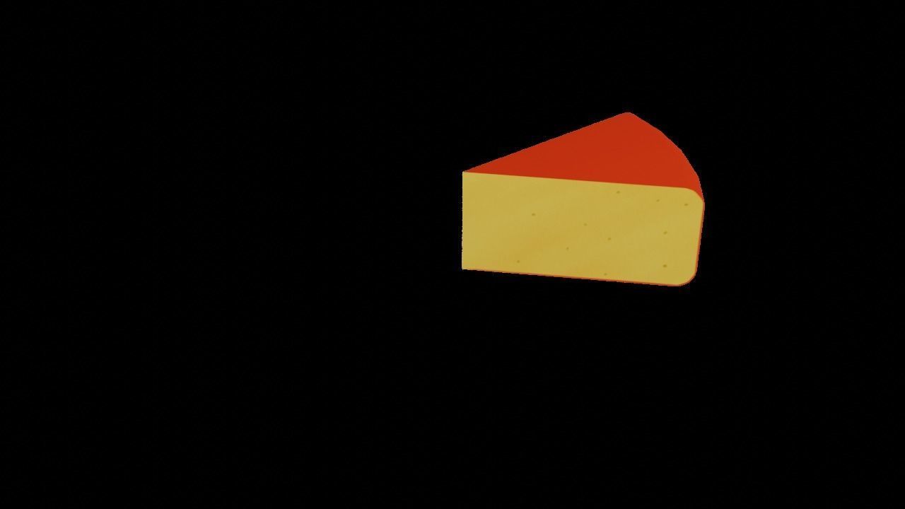 Cheese Set 4 models 3D model_7