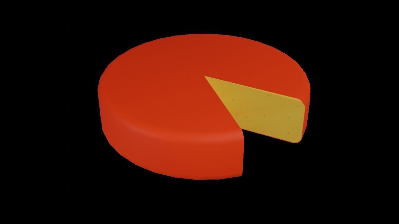 Cheese Set 4 models 3D model_4