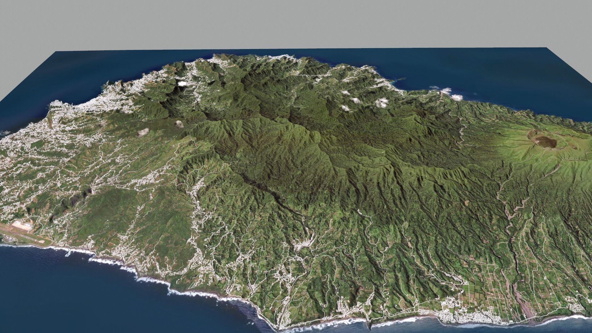 Saint Vincent and the Grenadines Caribbean Sea 3D model_10